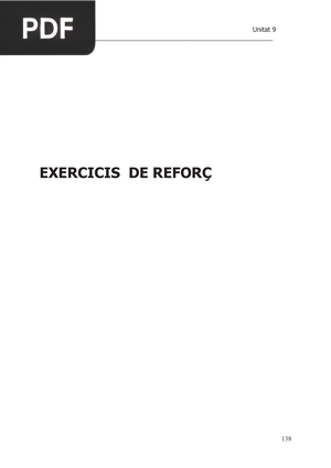 Exercicis de reforç