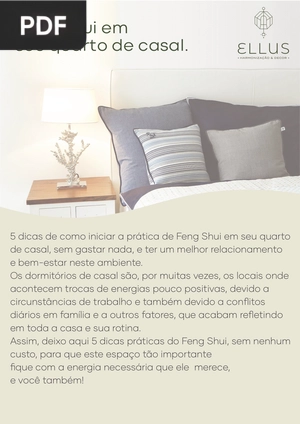 Feng Shui em seu quarto de casal (Artigo)