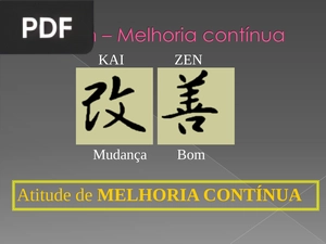 Kaizen – Melhoria continua (Apresentação)