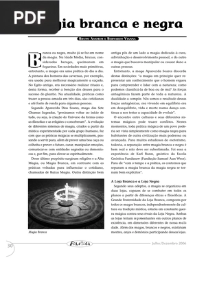 Magia branca e negra (Artigo)