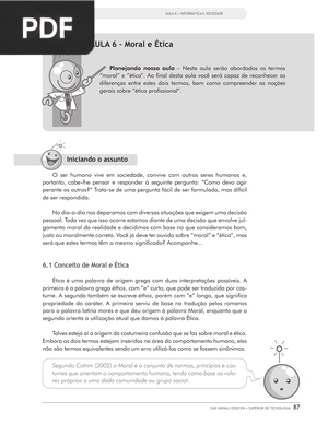 Moral e Ética (Artigo)