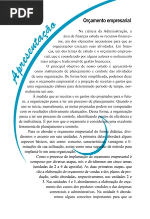 Orçamento empresarial