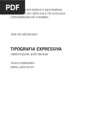Tipogrofia Expressiva
