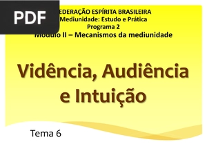 Vidência, Audiência e Intuição (Apresentação)