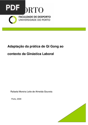 Adaptação da prática de Qi Gong ao contexto da Ginástica Laboral
