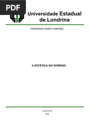 A estética do sorriso