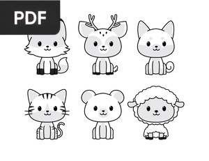 Animais Kawaii