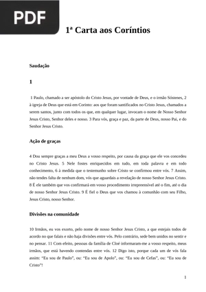 1 Coríntios