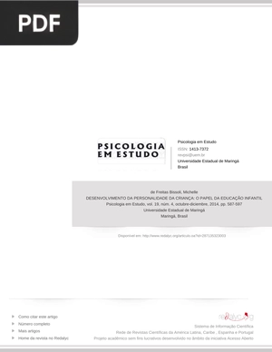 Desenvolvimento da personalidade da criança: O papel da educação infantil