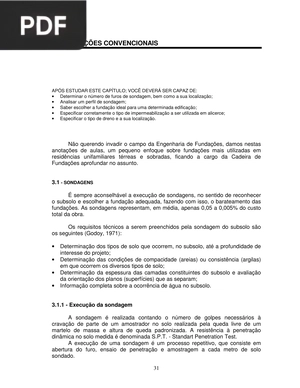 Fundações Convencionais