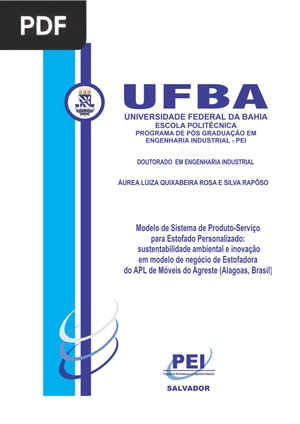 Modelo de sistema de produto-serviço para estofado personalizado