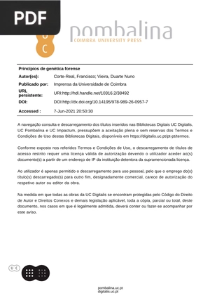 Princípios de genética forense