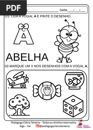 Vogais na educação