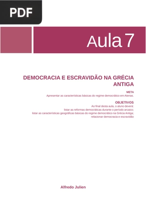Democracia e escravidão na grécia antiga (Artigo)