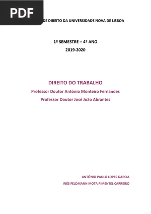Direito do Trabalho