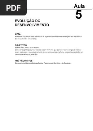 Evolução do desenvolvimento