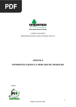 Informática básica e mercado de trabalho
