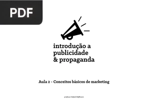 Introdução a publicidade & propaganda (Apresentação)