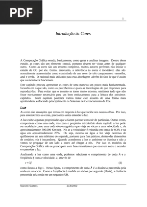 Introdução às Cores