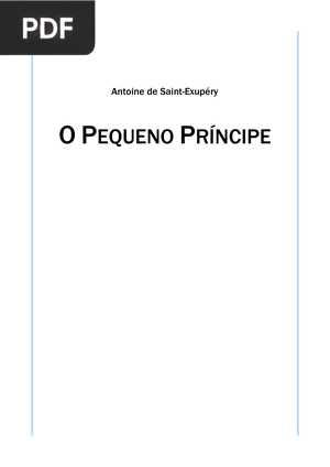 O Pequeno Príncipe