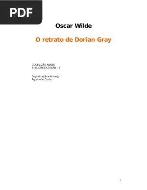 O retrato de Dorian Gray