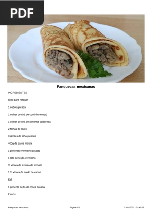 Panquecas mexicanas