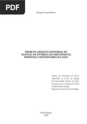 Projeto Gráfico-Editorial de Manual de entrega de originais na Imprensa Universitária da UFSC /