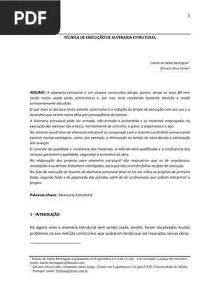 Técnica de execução de alvenaria estrutural