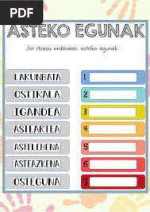 Cores em Basco