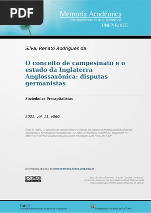 O conceito de campesinato e o estudo da Inglaterra Anglossaxônica