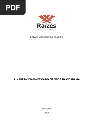 A importância da ética no direito e na ciudadania