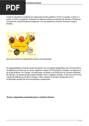 As ervas e especiarias da Culinária Chinesa