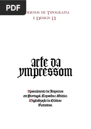 Cadernos de Tipografia e Design 13