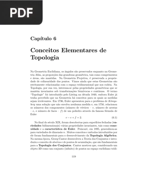 Conceitos Elementares de Topologia