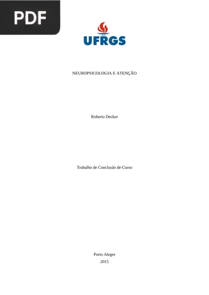 Neuropsicologia e atenção