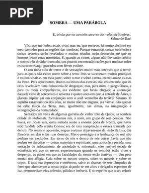 Sombra-Uma Parábola