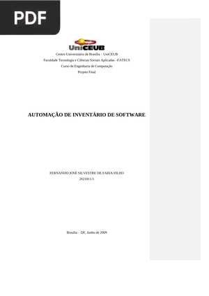 Automação de inventário de software