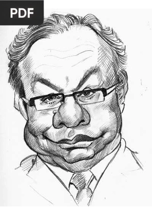 Caricatura para colorir