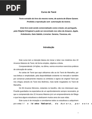 Curso de Tarot