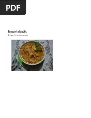 Frango tailandês