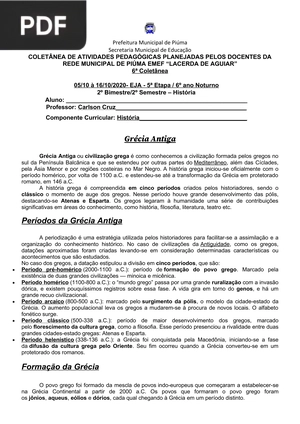 Grécia Antiga (Artigo)