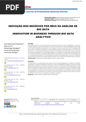 Inovação nos negócios por meio da análise de big data