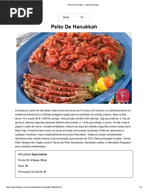 Peito De Hanukkah