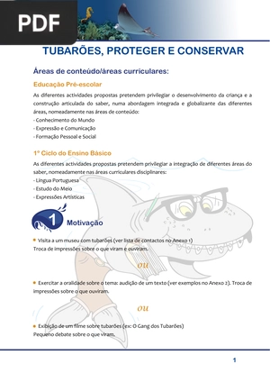 Tubarões, proteger e conservar