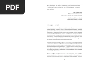 Vocabulário de arte