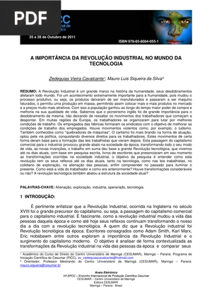A Importância da Revolução Industrial no Mundo da Tecnologia (Artigo)