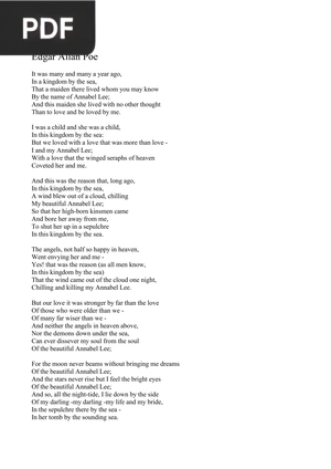 Annabel Lee