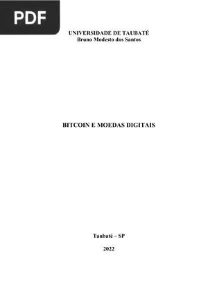 Bitcoin e monedas digitais