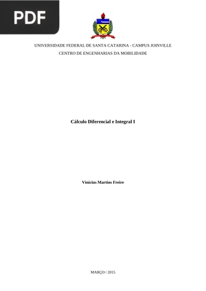 Cálculo Diferencial e Integral I