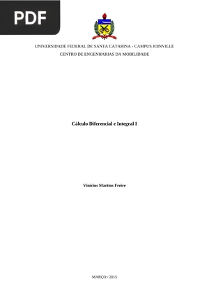 Cálculo Diferencial e Integral I